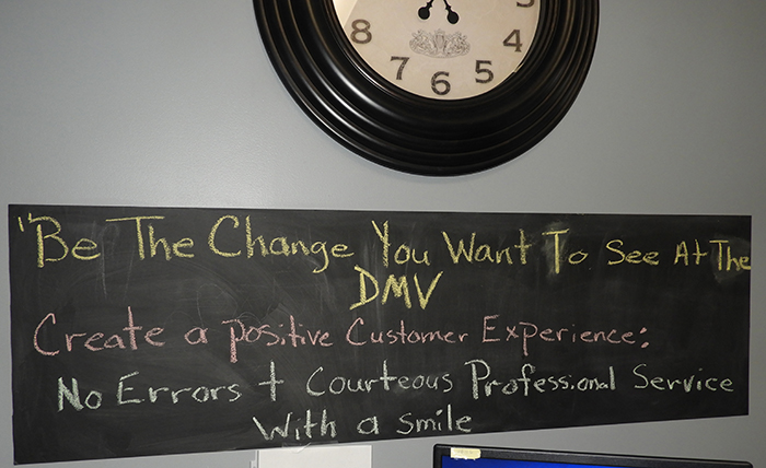 DMV Chalkboard