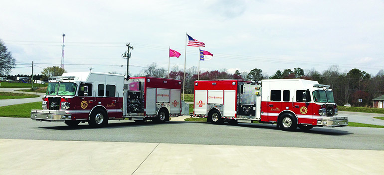Statesville Fire Department Two New Engines