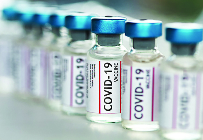 Vials of Covid-19 Vaccine