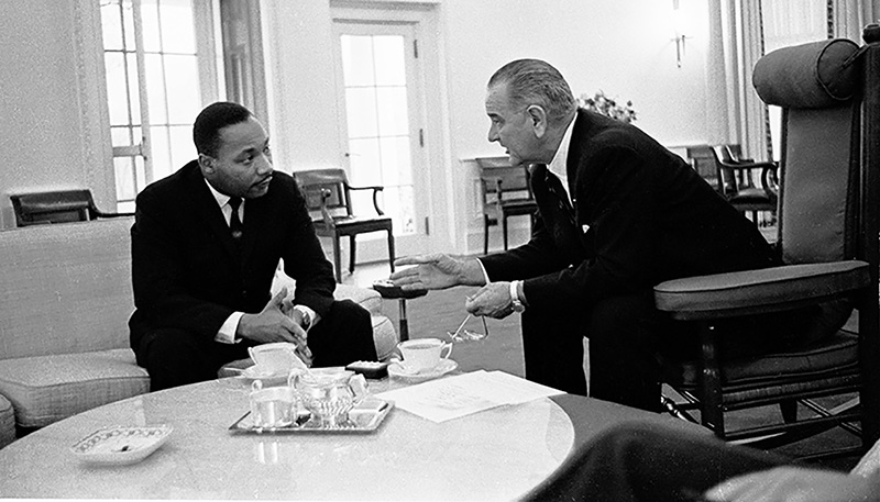 Dr. King and Pres. Johson